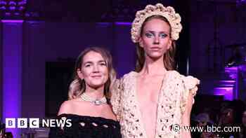 LFW designer started knitted looks as 'therapy'