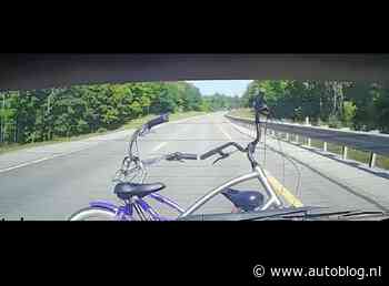 Video: Fietsendrager heeft er geen zin meer in