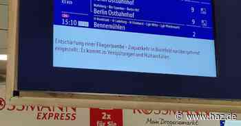 DB-Fernverkehr: Verspätungen zwischen Hannover und Hamm wegen Bombenentschärfung in Bielefeld