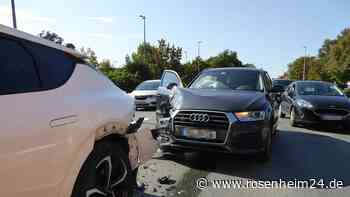 Unfall auf der St2078 in Richtung Rosenheim – insgesamt vier Fahrzeuge beteiligt