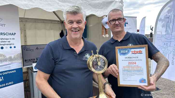 Binnenvaartkennis ontvangt CBOB Wisseltrofee 2024