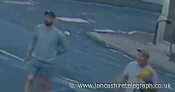 Police search for men connected to robbery in Accrington