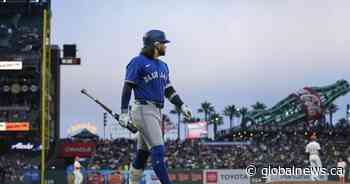 Bichette back on injured list with finger fracture