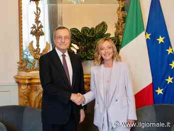 "È andato molto bene". Draghi soddisfatto dall'incontro con Meloni