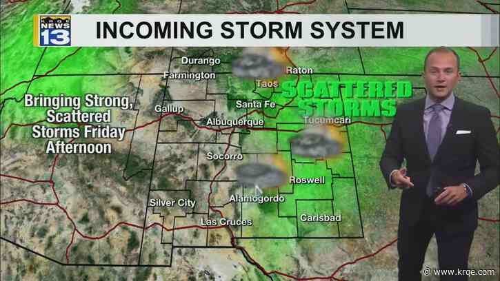 Storms return to parts of New Mexico Friday