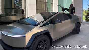 Putin's Chechen warlord crony claims Elon Musk 'switched off' his machinegun-mounted Cybertruck: Tesla boss denies sending vehicle as a gift to Ramzan Kadyrov
