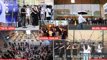 iPhone 16 goes on sale around the world: Huge queues form outside Apple Stores in Beijing, Bangkok, and Tokyo - but fans at London's Regent Street breeze straight in