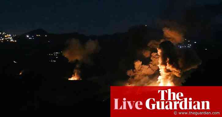 IDF says it has destroyed more than 100 Hezbollah rocket launchers in Lebanon – as it happened