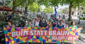 Hannover: Demonstration gegen AfD vor dem Freizeitheim Ricklingen