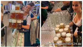 Tanjas „Bieramide“ als Millionen-Hit – aber beim Masskrugtragen hat Niederbayern die Nase vorn