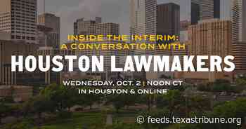 Watch an Oct. 2 conversation with Houston lawmakers