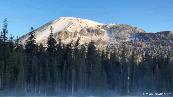 California Mountains Dusted by Surprise September Snowfall