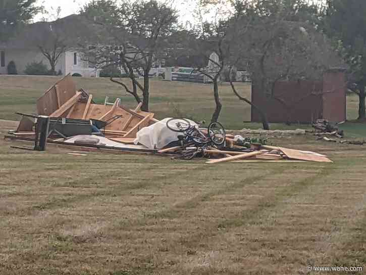 Friday storms end dry spell and cause damage