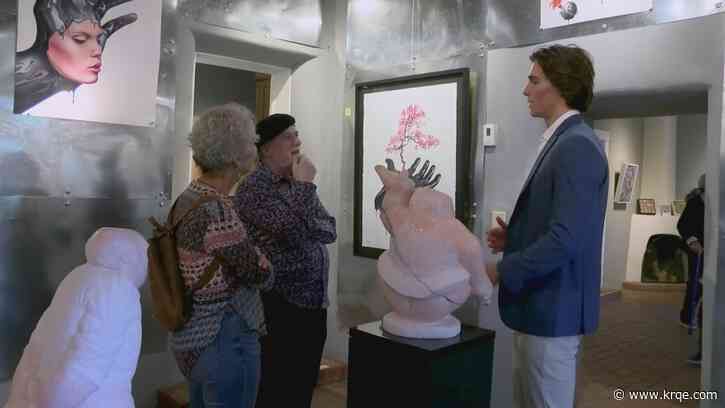 Self-taught artist one of the youngest to be featured in Santa Fe's Arts District