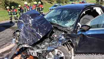 Auto prallt frontal gegen Lkw: Haager (18) schwer verletzt in Klinik geflogen