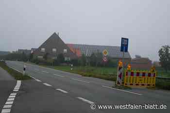 Volmerdingsener Straße bleibt weiterhin gesperrt