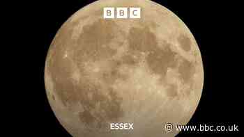 ‘Supermoon’ and partial lunar eclipse seen in Essex