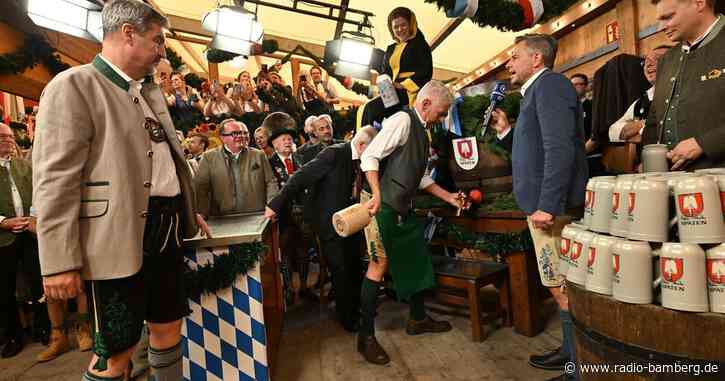Söder erstmals in Lederhose auf der Wiesn