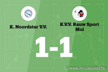 Noordstar en Rauw delen de punten