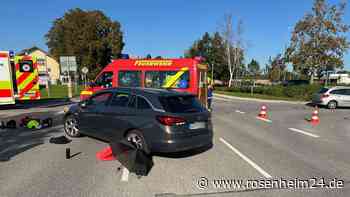 Auto gegen Motorrad: Unfall auf der RO44 bei Wasserburg