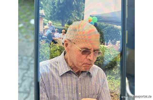 POL-LM: +++83jähriger Mann aus Elz vermisst+++