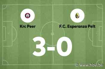 RC Peer B te sterk voor Esp. Pelt B