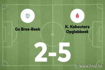 Opglabbeek verslaat Bree-Beek B en blijft winnen