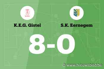 EG Gistel heeft geen medelijden met SK Eernegem B