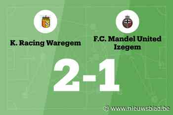 Mandel United verliest uit met een doelpunt verschil van Racing Waregem B