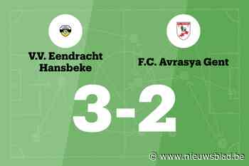 Eendracht Hansbeke B wint van FCA Gent