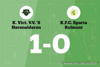 T. Caelen is goud waard voor s Herenelderen tegen Sp. Kolmont