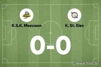 Match tussen Meeuwen en St. Elen stopgezet