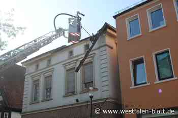 Vlotho: Wohnhausbrand in der Innenstadt