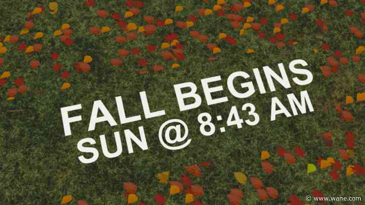 Fall begins Sunday with rain and cooler air