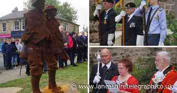 In Pictures: Sombre moment as memorial to Accrington Pals unveiled