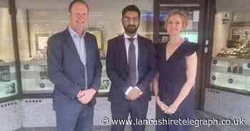 MP visits oldest business in town and announces further constituency meetings