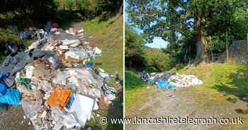 Anger after country lane tarnished by fly-tippers