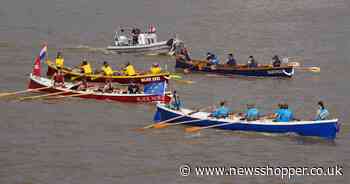 Thames River rowers take part in annual Great River Race from Millwall to Richmond