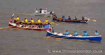 Thames River rowers take part in annual Great River Race from Millwall to Richmond