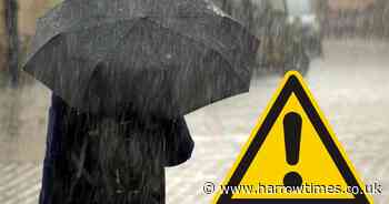 Yellow weather warning issued as heavy rain set to hit London across two days