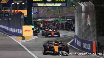 Formel 1 jetzt im Live-Ticker: Verstappen kann mit Norris nicht mithalten