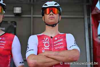 Milan Fretin op het podium in Parijs-Chauny