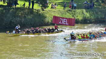 Von wilden Enten bis Plüschhaien: So lief das diesjährige Rosenheimer Drachenboot-Rennen