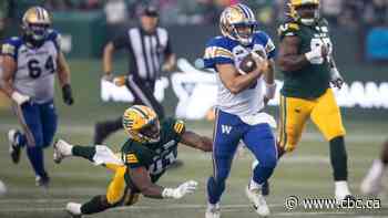 Winnipeg Blue Bombers chicken dance their way to sixth straight win against Edmonton Elks