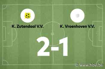 Lean Triantafyllidis en Kristof Vanalken bezorgen Zutendaal VV B zege op Vroenhoven