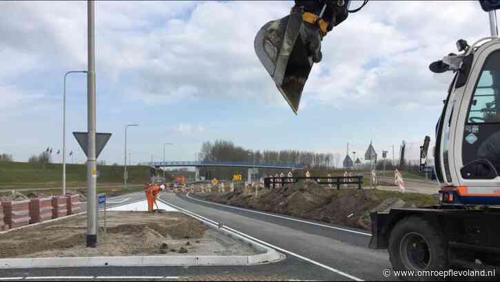Lelystad - Houtribweg (N307) laatste week van september deels afgesloten voor onderhoud