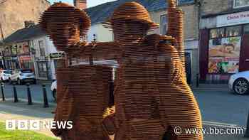 New sculpture honours Accrington Pals soldiers