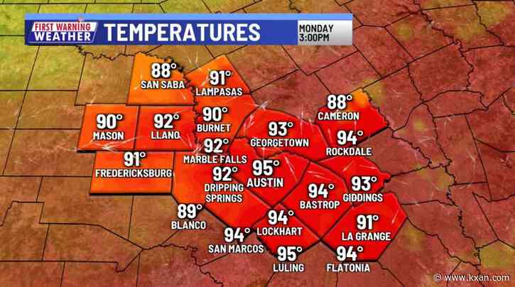 Hit-and-miss showers tomorrow; Pattern change likely