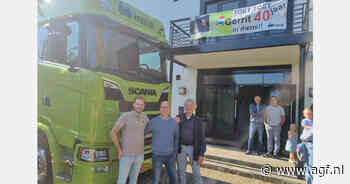 Chauffeur Gerrit van Blitterswijk 40 jaar in dienst bij Fruit NL