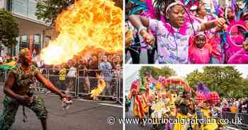 In pictures: fire-breathing and dazzling costumes herald carnival's return